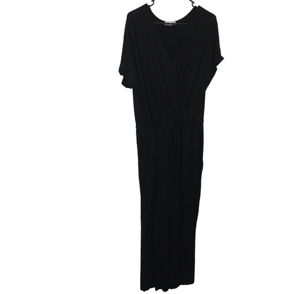 Chelsea28 black short sleeve jumpsuit size XXL - Picture 1 of 12